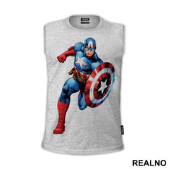 Running - Captain America - Avengers - Majica
