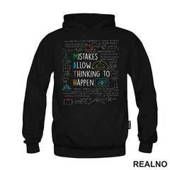 Mistakes Allow Thinking To Happen - Motivation - Quotes - Majica