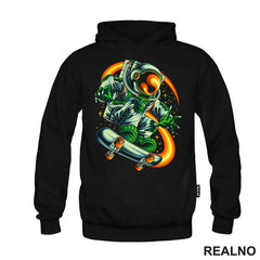 Astronaut Sa Skejtom - Vatra - Space - Svemir - Majica