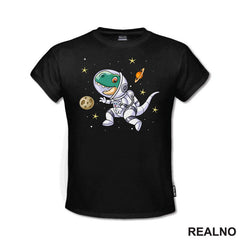 Astronaut - Dinosaurus - Space - Svemir - Majica