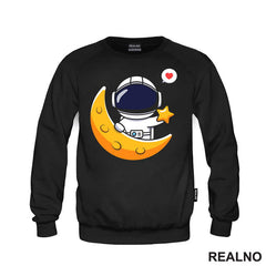 Astronaut - Zvezdica i Mesec - Space - Svemir - Majica