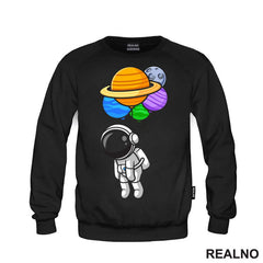 Astronaut - Sa Planetama Kao Balonima - Space - Svemir - Majica