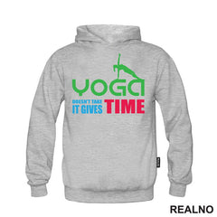 Yoga Doesn't Take Time - It Gives Time - Joga - Majica