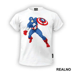 Attack - Captain America - Avengers - Majica