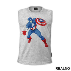 Attack - Captain America - Avengers - Majica