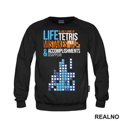 Life Is Like A Game Of Tetris - Geek - Majica
