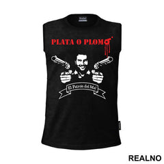 Plata O Plomo Pablo Escobar With Guns - Narcos