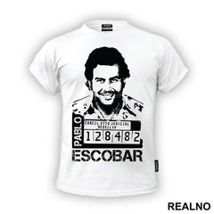 Pablo Escobar Mugshot - Narcos