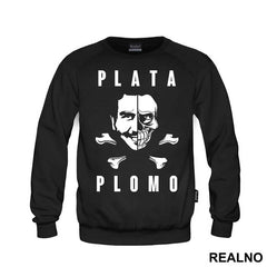 Plata O Plomo Half Face Half Skull - Narcos