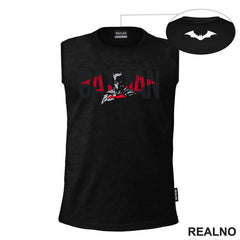 Half Face - Shadow - Red Logo - Batman - Majica