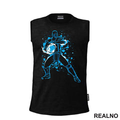 Sub Zero - Blue Splash - Mortal Kombat - Majica