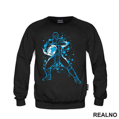 Sub Zero - Blue Splash - Mortal Kombat - Majica
