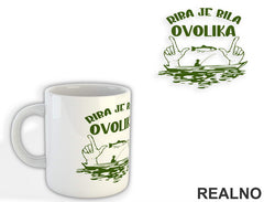 Riba Je Bila Ovolika - Pecanje - Fishing - Šolja
