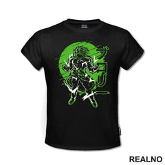 Green Lines - Broly - Goku - Dragon Ball