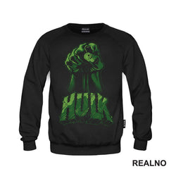 Fist And Logo - Lines - Hulk