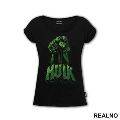 Fist And Logo - Lines - Hulk