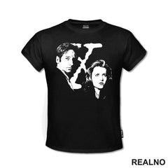 Portrait - Mulder And Scully - The X Files
