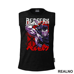 Guts And Logo - Berserk