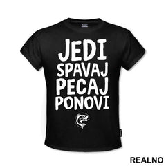 Jedi Spavaj Pecaj Ponovi Mala Riba - Pecanje - Fishing