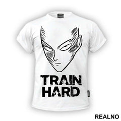 Train Hard Saitama Head - One Punch Man - Majica