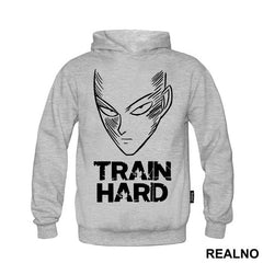 Train Hard Saitama Head - One Punch Man - Majica