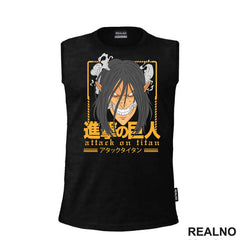 Eren Yeager - Yellow Lines - Attack On Titan - AOT