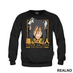 Eren Yeager - Yellow Lines - Attack On Titan - AOT