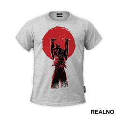 Hands Up Red Moon - Goku - Dragon Ball