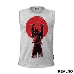 Hands Up Red Moon - Goku - Dragon Ball