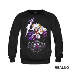 Luffy Gear Fifth - Purple Thunder And Skull - One Piece