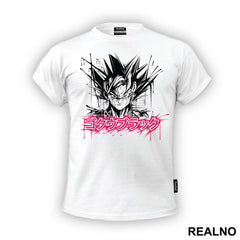 Goku Black Pink Text - Dragon Ball