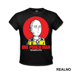 Saitama Red Moon OK - One Punch Man - Majica