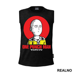 Saitama Red Moon OK - One Punch Man - Majica