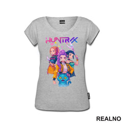 Rumi, Mira,Zoey And Derpy - Huntrix Logo - Kpop Demon Hunters