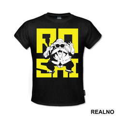 Roshi Yellow Text - Goku - Dragon Ball