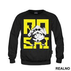 Roshi Yellow Text - Goku - Dragon Ball