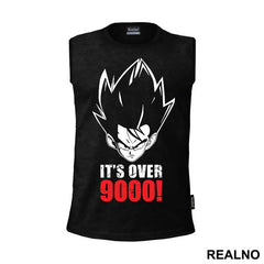 Its Over 9000 Red Text - Goku - Dragon Ball