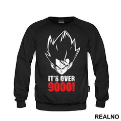 Its Over 9000 Red Text - Goku - Dragon Ball