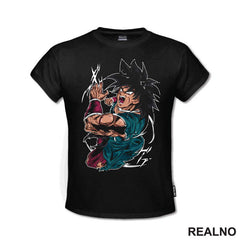 Broly Flying - Goku - Dragon Ball