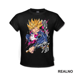 Trunks - Attack Lines - Goku - Dragon Ball