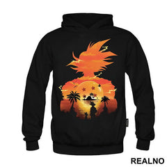 Sunset Double Exposure - Goku - Dragon Ball