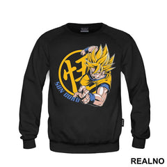 Son Goku Yellow Circle - Dragon Ball