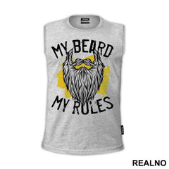 My Beard My Rules Yellow Splash - Brada