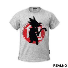 Logo In Red Circle - Goku - Dragon Ball