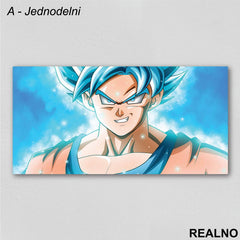 Plavi Goku - Dragon Ball - Slika na platnu - Kanvas