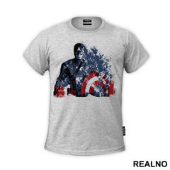 Splashing Color - Captain America - Avengers - Majica