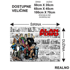 Whole Crew - Alan Ford - Podmetač za sto