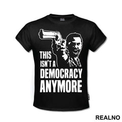 This Isn't A Democracy Anymore Rick With A Gun - The Walking Dead