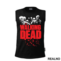 Zombies And Red Logo - The Walking Dead