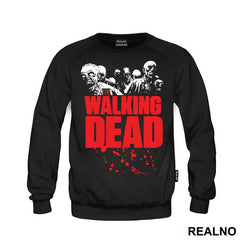 Zombies And Red Logo - The Walking Dead